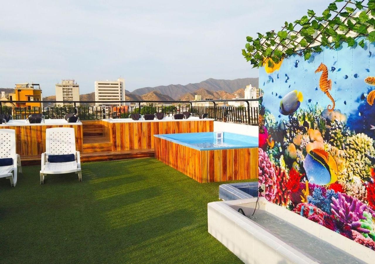 Hotel Parque De Los Novios Inn サンタ・マルタ エクステリア 写真