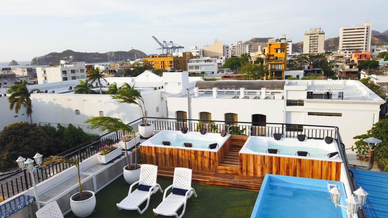 Hotel Parque De Los Novios Inn サンタ・マルタ エクステリア 写真